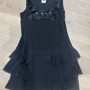 JS Boutique Black Floral Embellished Dress